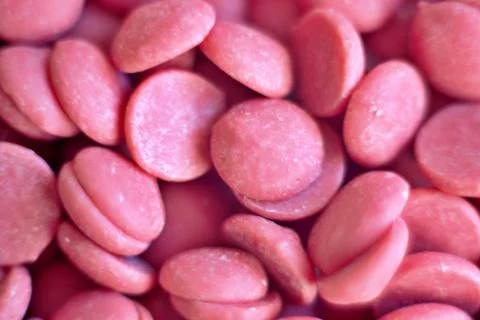 The ruby chocolate Stock Photos