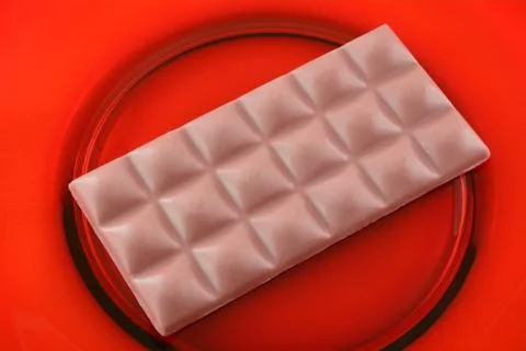 Ruby chocolate snack bar Stock Photos
