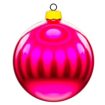 Ruby christmas tree toy Stock Illustration