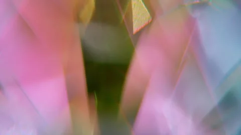 Ruby Fractal Rainbow Prism Backdrop Stock Footage 311762852