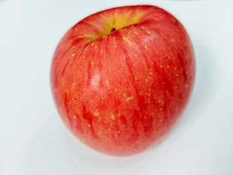A Ruby Gem: A Juicy Fuji Apple Stock Photos