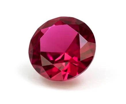 Ruby Gem Stone Stock Photos