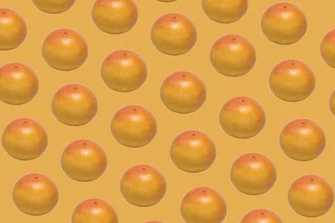 Ruby grapefruit pattern Stock Photos