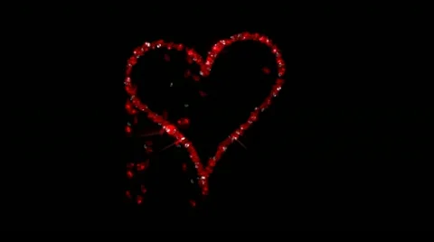 Ruby Heart Stock Footage 21262955