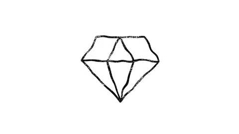 Ruby icon in hand draw style. Motion graphics Stock Footage 151549674