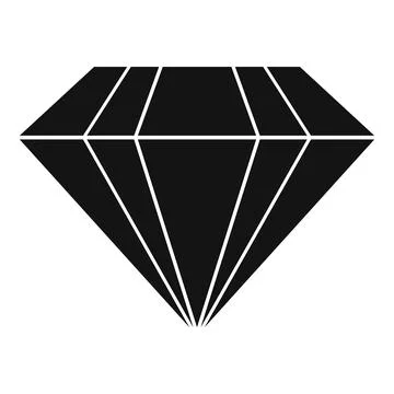 Ruby icon, simple style Stock Illustration