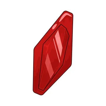 Ruby illustration Illustrazione stock