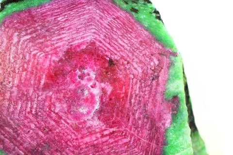 Ruby mineral texture Stockfoto's