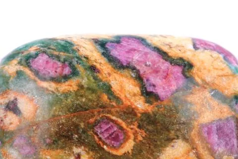 Ruby mineral texture 库存照片