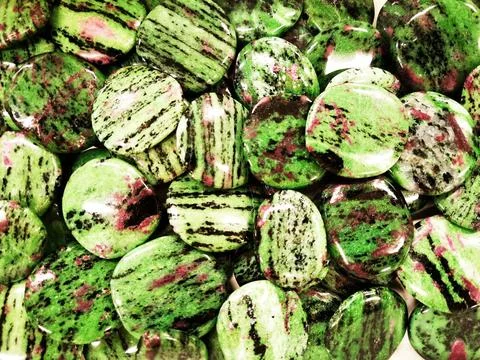 Ruby mineral texture 库存照片