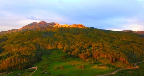 Ruby Peak Crested Butte Stock Footage 129059357