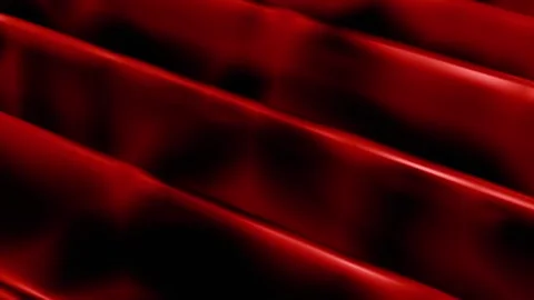 Ruby Red Abstract Waving Motion Graphic Dynamic Flowing Fabric Folds with S.. Stock Footage 322941729