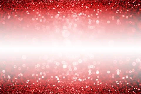 Ruby Red Christmas or Valentine Day Border Background Stock Photos