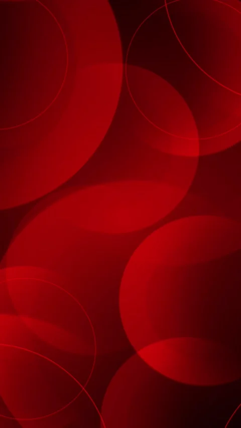 Ruby red circular backdrop translucent bubbles, glowing gradient layers, stylish Stock Footage 334102771
