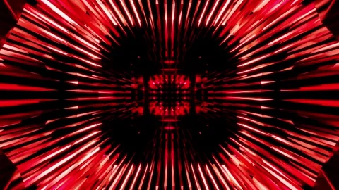 Ruby red flower Equalizer VJ loop for music party background Stock Footage 314113810