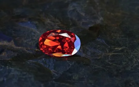 Ruby Is red gem Beautiful by nature For making 库存照片