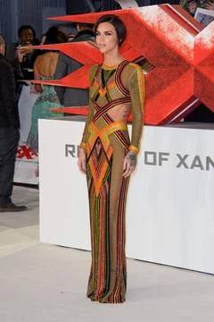  Ruby Rose arrives at xXx: Return of Xander Cage UK film premiere on the 1... Stock Photos