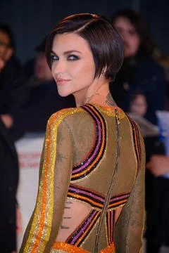  Ruby Rose arrives at xXx: Return of Xander Cage UK film premiere on the 1... Stock Photos
