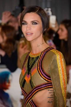  Ruby Rose arrives at xXx: Return of Xander Cage UK film premiere on the 1... Stock Photos