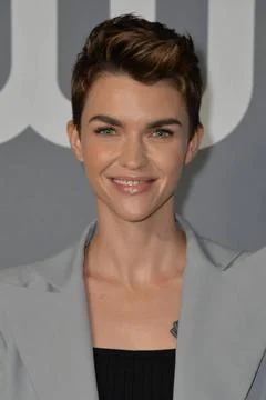  Ruby Rose attending The CW Network upfront presentation arrivals on May 1... Stock Photos