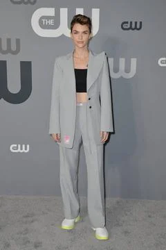  Ruby Rose attending The CW Network upfront presentation arrivals on May 1... Stock Photos