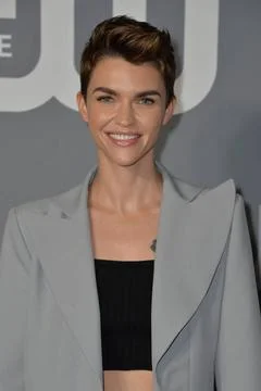  Ruby Rose attending The CW Network upfront presentation arrivals on May 1... Stock Photos