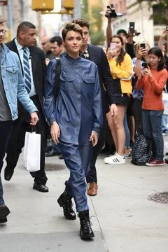  Ruby Rose at Build Speaker Series on September 30, 2019 in New York City.... Fotos de archivo