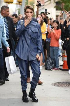  Ruby Rose at Build Speaker Series on September 30, 2019 in New York City.... Fotos de archivo