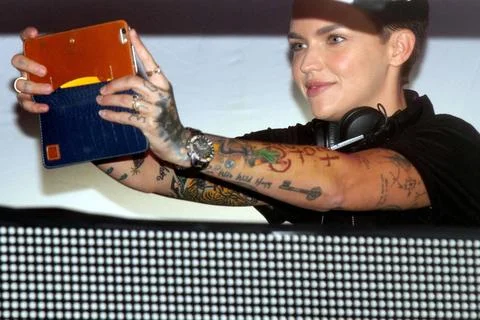  Ruby Rose DJs at the Teaze NYC Pride 2015 event in New York City - 27 Jun... Fotos de archivo