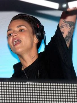  Ruby Rose DJs at the Teaze NYC Pride 2015 event in New York City - 27 Jun... Fotos de archivo