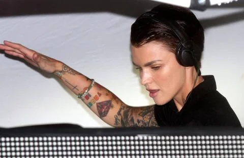  Ruby Rose DJs at the Teaze NYC Pride 2015 event in New York City - 27 Jun... Stock Photos
