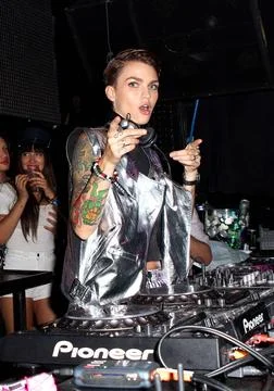  Ruby Rose performs at Pacha Nightclub in New York City - 04 July 2015 FAM... Stock Photos