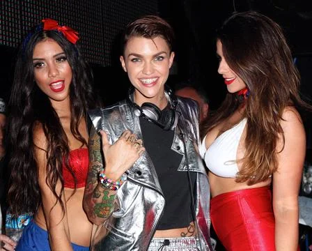  Ruby Rose performs at Pacha Nightclub in New York City - 04 July 2015 FAM... Stock Photos