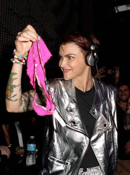  Ruby Rose performs at Pacha Nightclub in New York City - 04 July 2015 FAM... Stock Photos