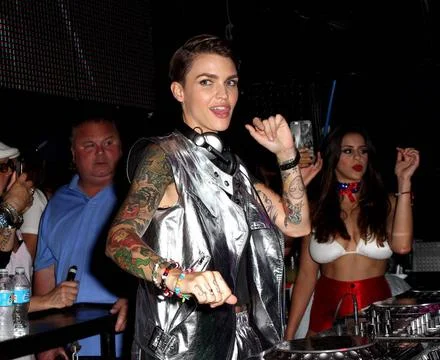  Ruby Rose performs at Pacha Nightclub in New York City - 04 July 2015 FAM... Stock Photos