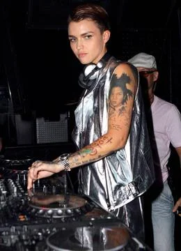  Ruby Rose performs at Pacha Nightclub in New York City - 04 July 2015 FAM... Stock Photos