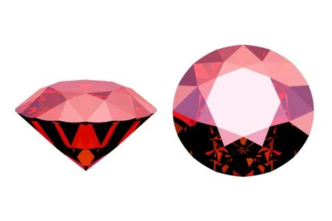 Ruby stone Stock Illustration