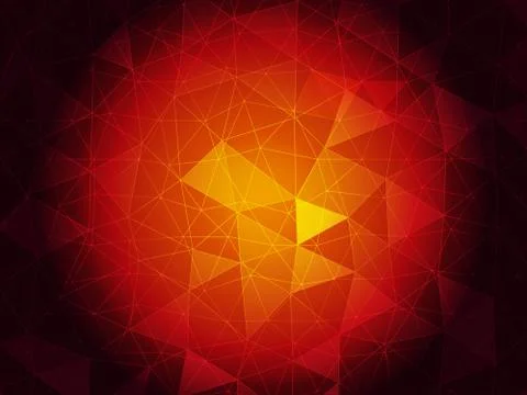 Ruby triangulated background 库存插图