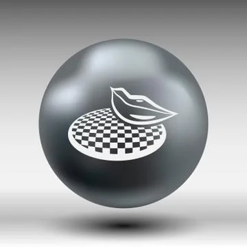 Ruby vector lips white area transparent. Illustrazione stock