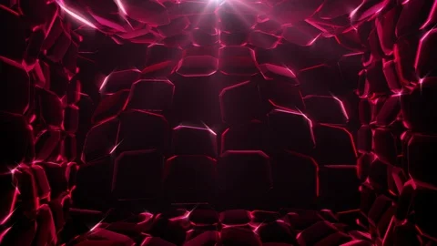Ruby Waves Background Stockbeeldmateriaal 100538501