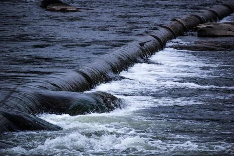 Ruching Water over drop Stock Photos