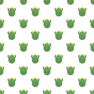 Rucksack pattern seamless vector Stock Illustration