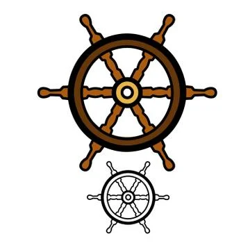 Rudder Stock Illustration