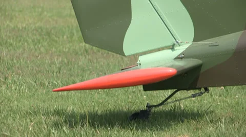 Rudder of light aircraft Stock Footage 33061647