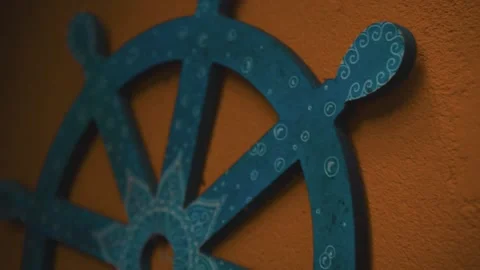 Rudder at the wall Stock Footage 151895545