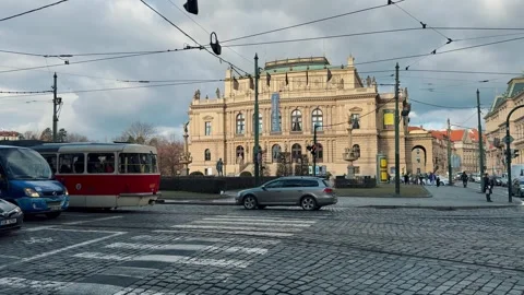 Rudolfinum 1 (Editorial) Stock Footage 319394530