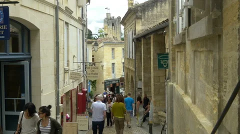 Rue de la Cadene - Saint Emilion France - HD 4k+ Stock Footage 40909103