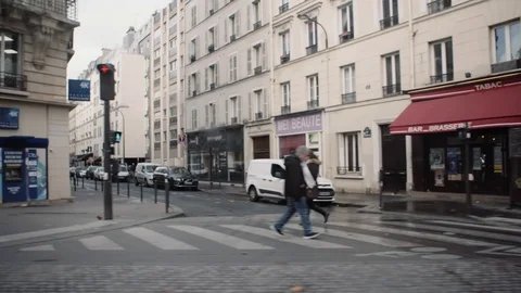 Rue de Paris Stock Footage