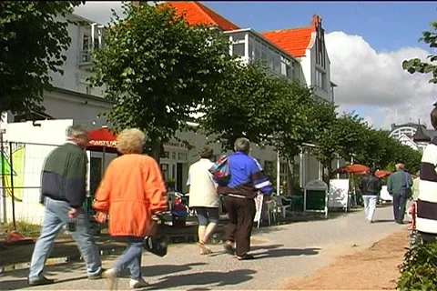 Ruegen Seaside Resort Stock Footage 3678383