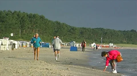 Ruegen Seaside Resort Stock Footage 3796115